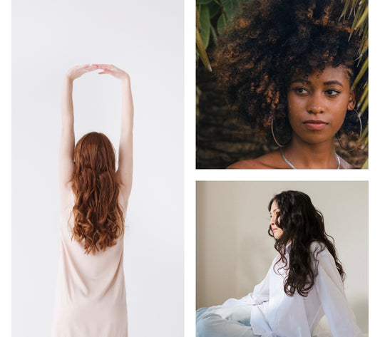 Long healthy hair women
